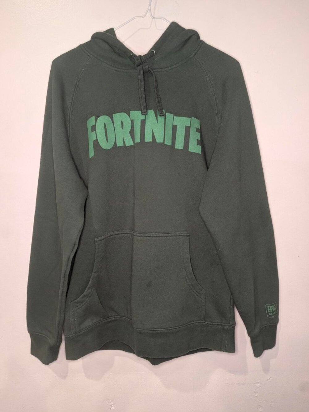 RARE Official Fortnite Epic Games Employee Exclusive Hoodie (Green, Medium)
